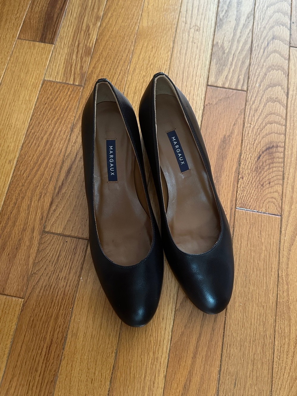 Margaux Black The Heel Nappa leather
